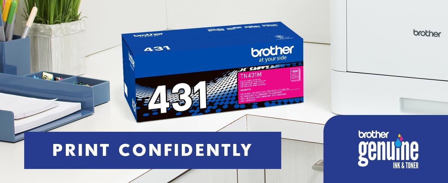 Print confidently with Brother Genuine Ink & Toner