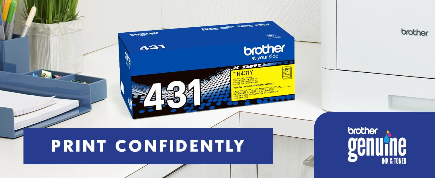 Print confidently with Brother Genuine Ink & Toner