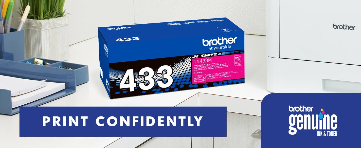 Print confidently with Brother Genuine Ink & Toner
