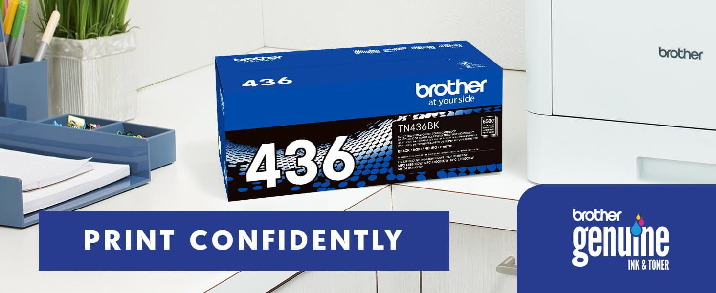 Print confidently with Brother Genuine Ink & Toner