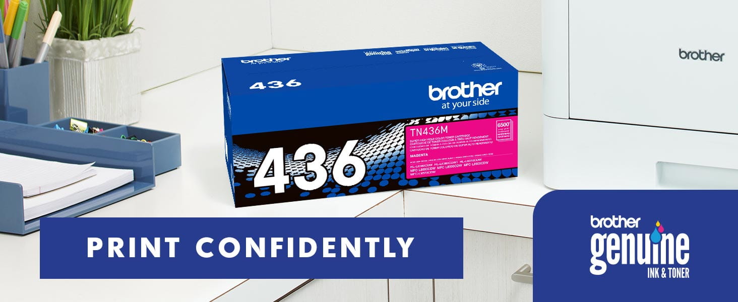 Print confidently with Brother Genuine Ink & Toner