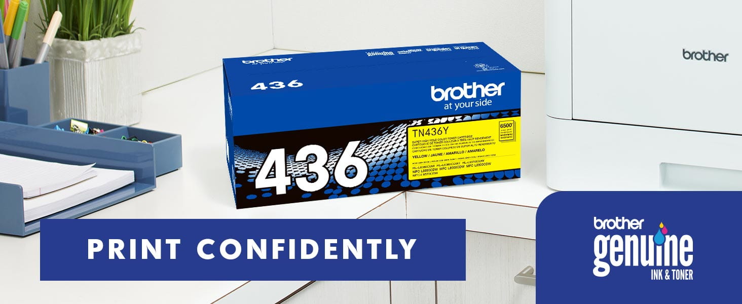 Print confidently with Brother Genuine Ink & Toner
