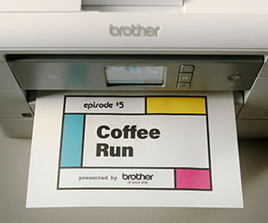 Coffee Run title printout