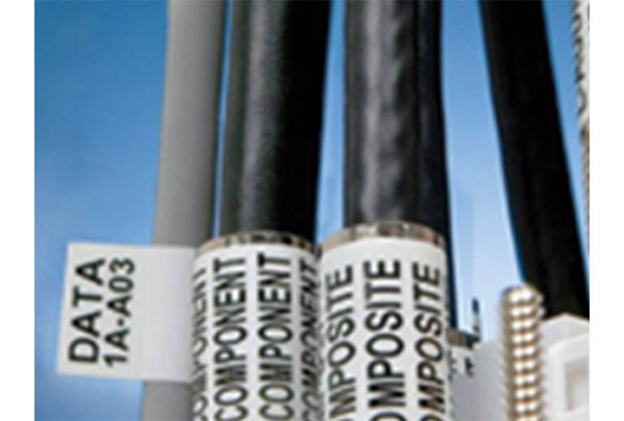 Close-up of black cables
