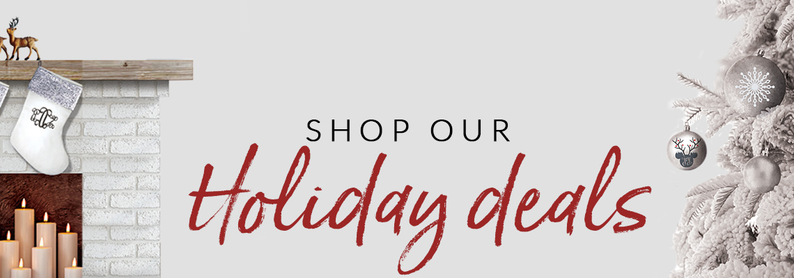 holiday deals web page banner
