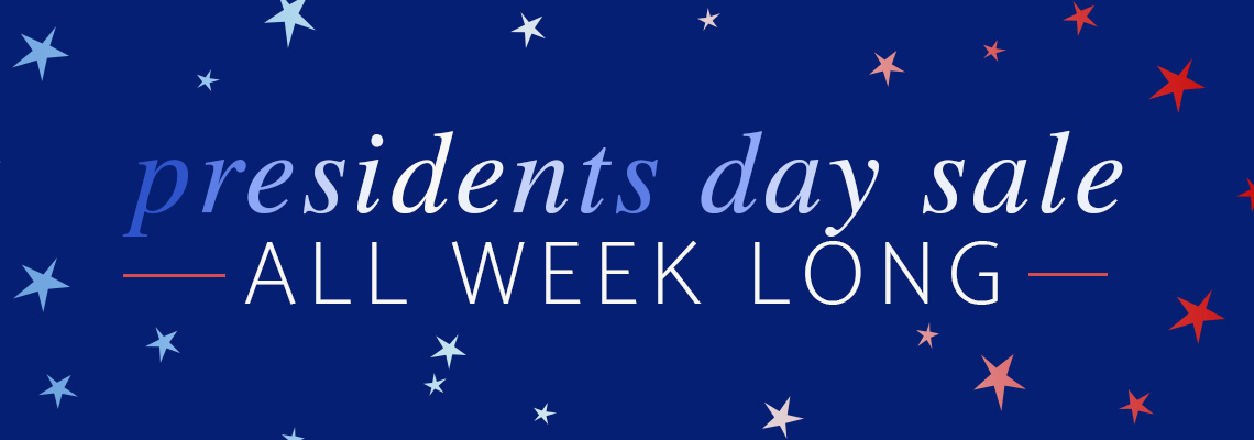 President's Day web banner