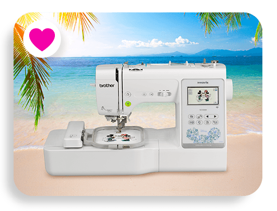 NS1850D with tropical beach in background