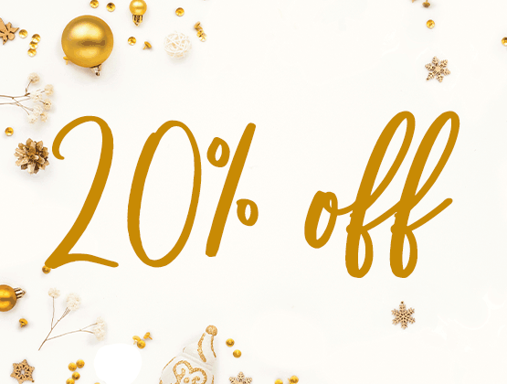 20% off holiday promotion