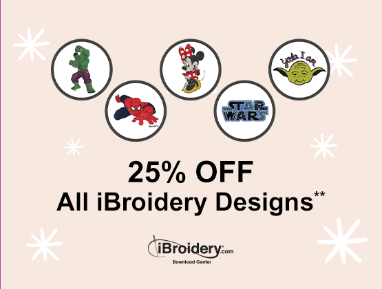 25% off iBroidery design collection