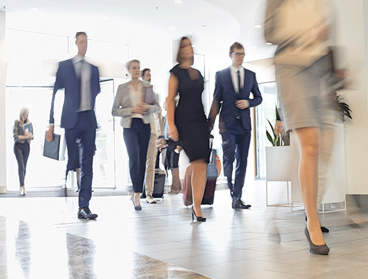 rushhour in the workplace