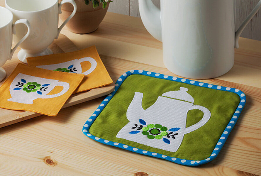 Custom green pincushions