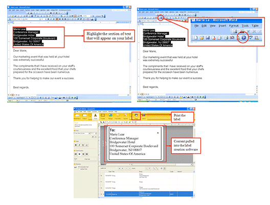label printer using docs