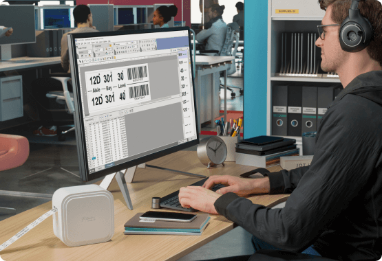 P-touch Cube XP features with applications