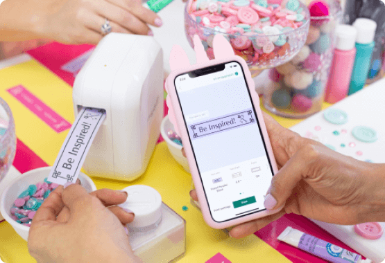 P-touch Embellish Elite and mobile applications