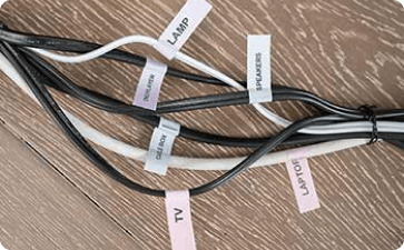 Labeled cables