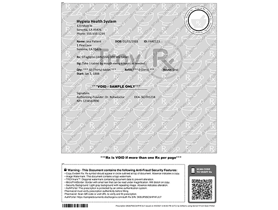 CMS Compliant Printing