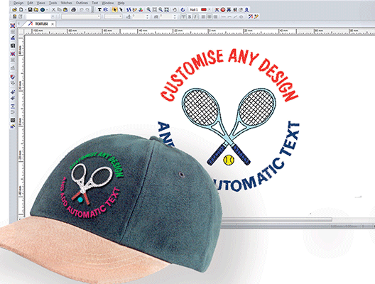 stitch patterns cap